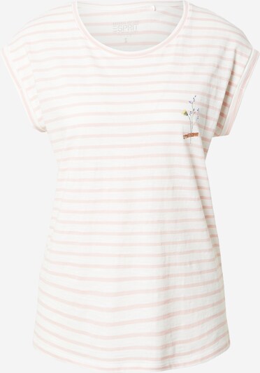 ESPRIT T-Shirt in rosa / weiß, Produktansicht