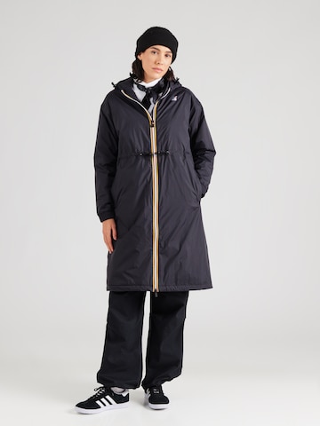Manteau d’hiver 'Le Vrai 4.0 Delia' K-Way en noir : devant
