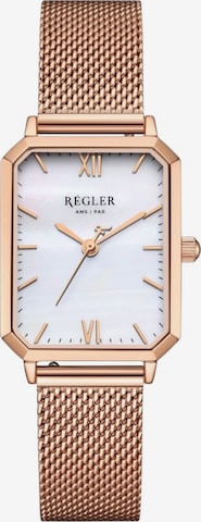 RéglerAnalogni sat 'Régler Élégance Mesh Rose Gold - Pearl' - zlatna boja: prednji dio