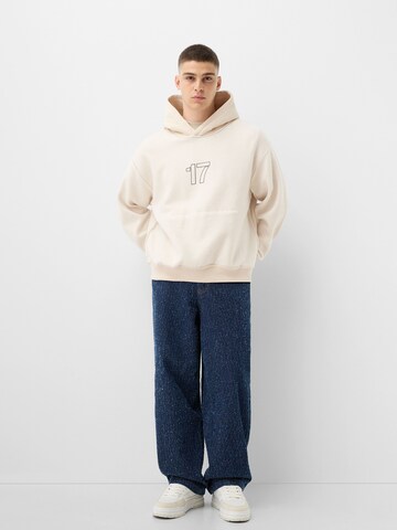 Bershka Sweatshirt in Beige