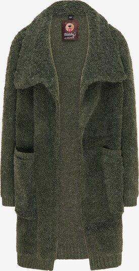 taddy Manteau en tricot en vert foncé, Vue avec produit