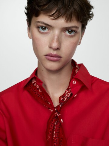 MANGO Bluse 'JUANES' in Rot