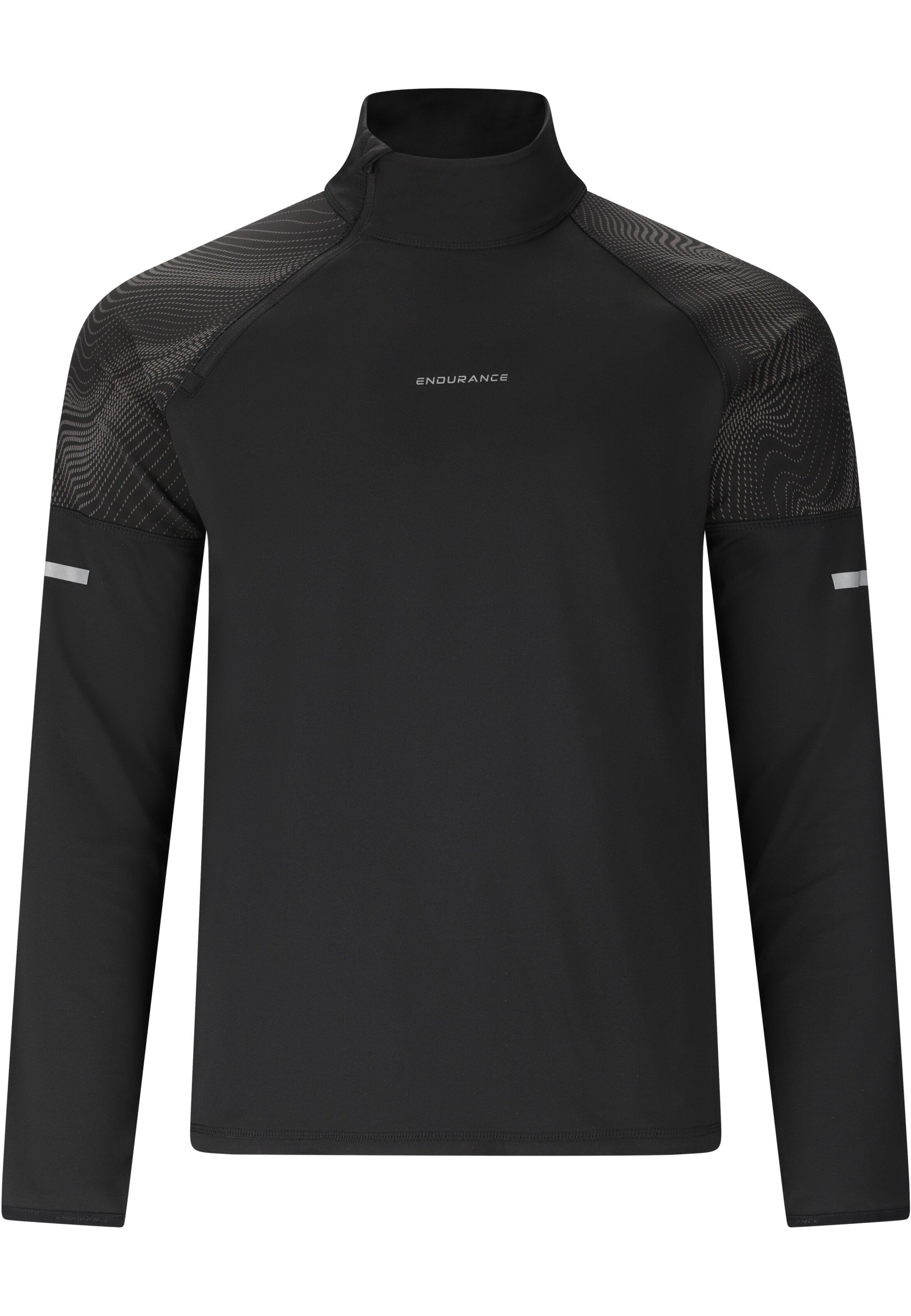 ENDURANCE Functioneel shirt 'Rumbia' in Zwart: voorkant