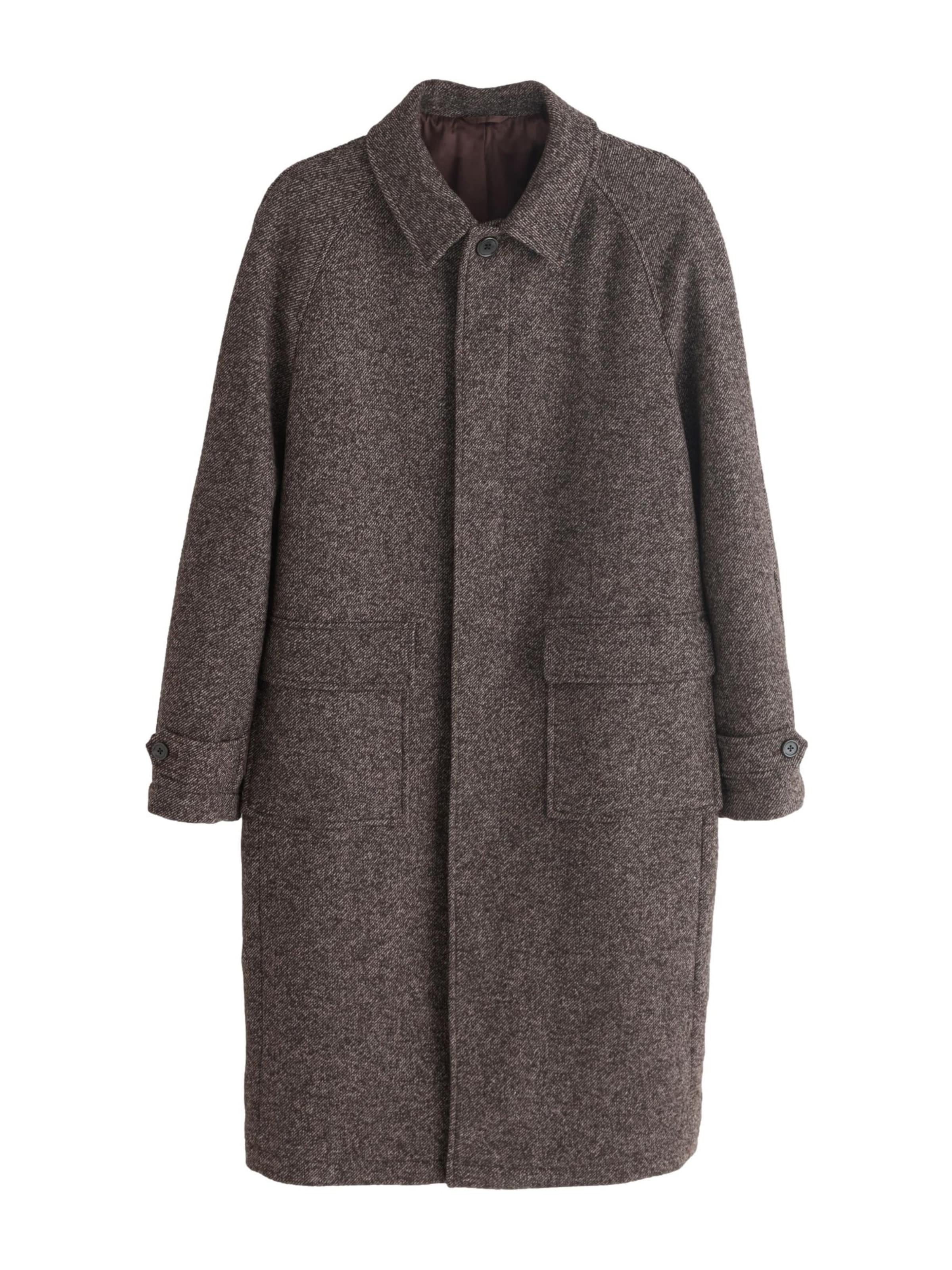 Next Manteau mi-saison en brun foncé, Vue avec produit