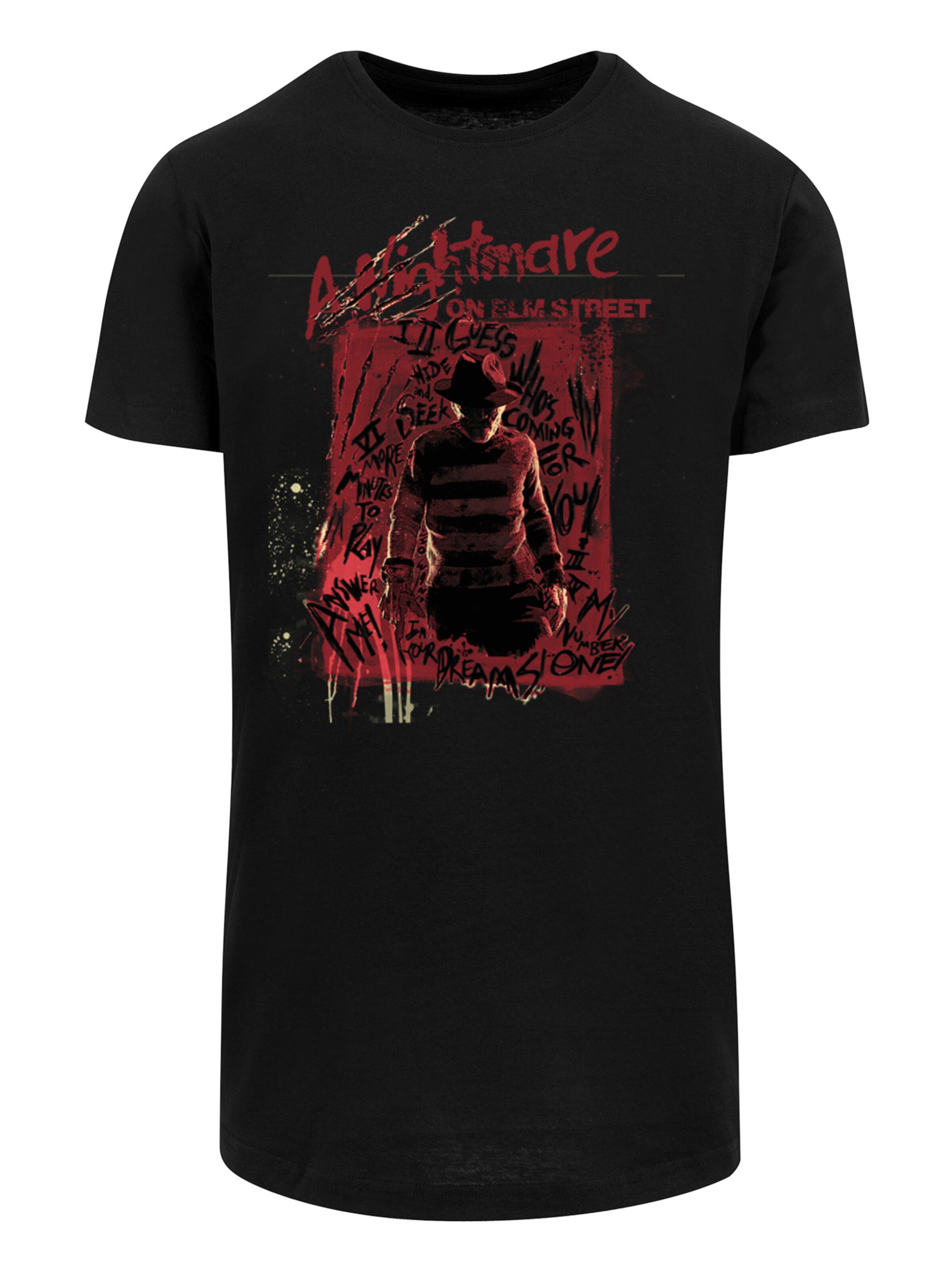 T-Shirt F4NT4STIC en noir : devant