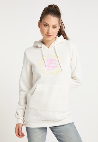 MYMO Sweatshirt in Wit: voorkant