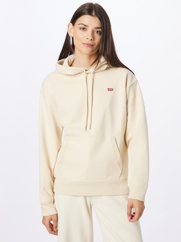 LEVI'S ® Sweatshirt 'Standard Hoodie' in Beige: front