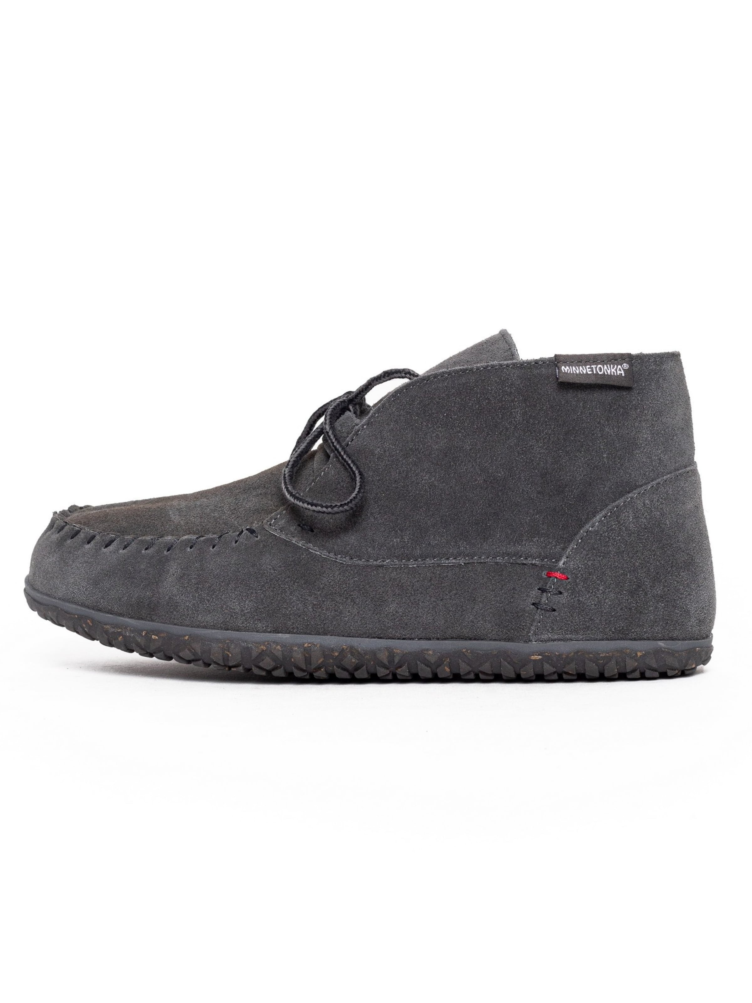 Minnetonka - Botas com atacadores 'Torrey' em cinzento: frente