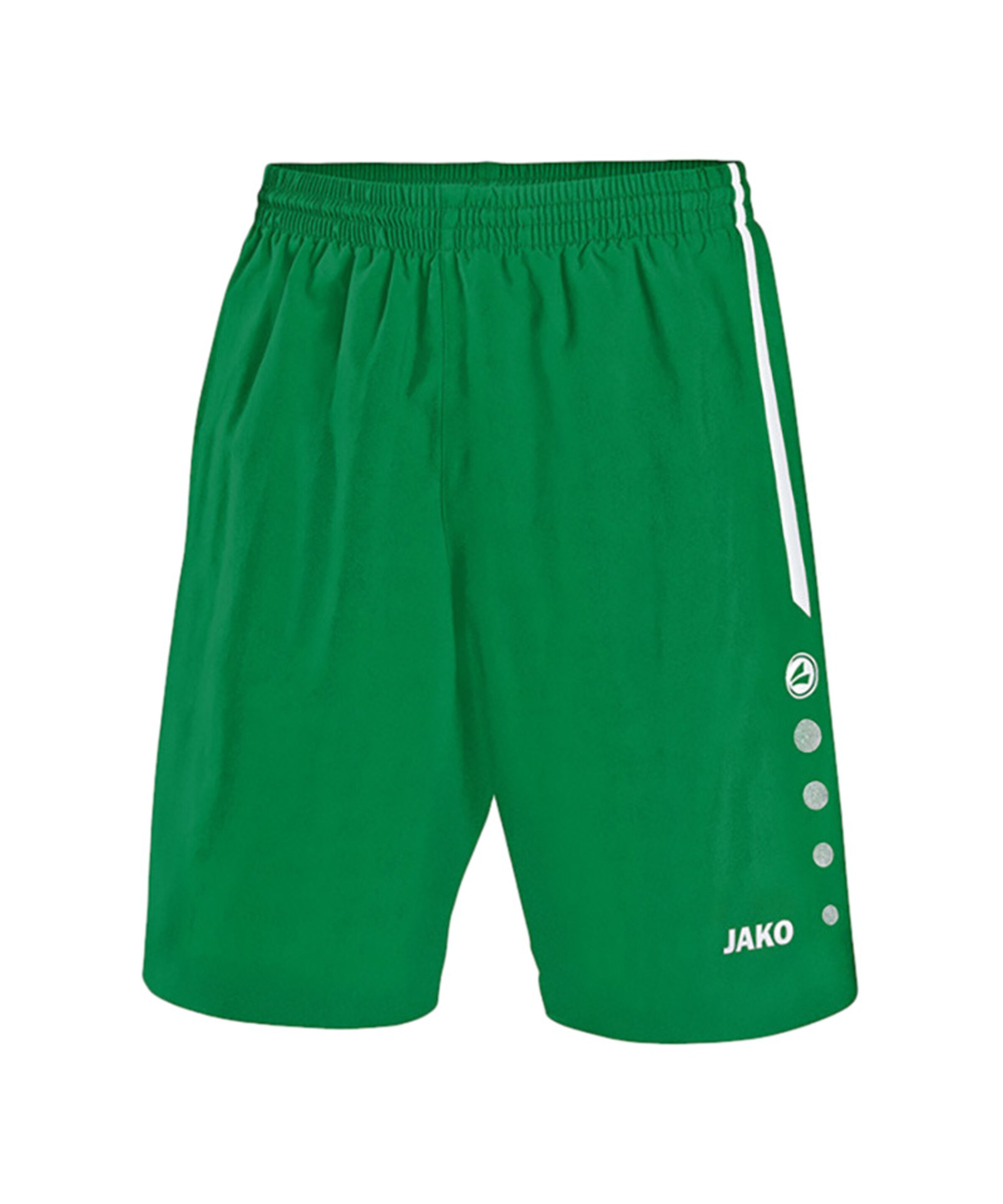 JAKO Sportshorts 'Turin' in Grün: Vorderseite