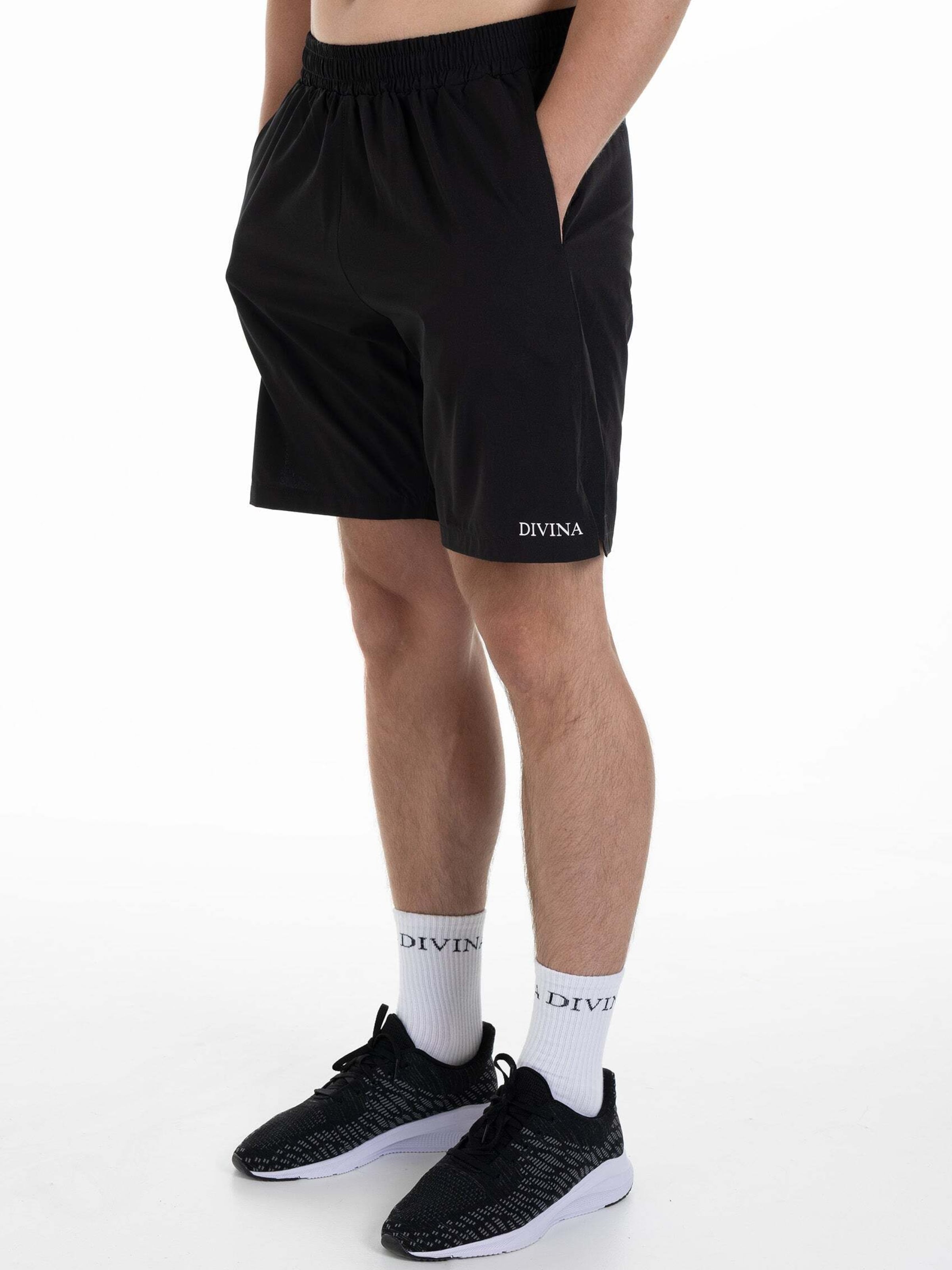 Loosefit Pantaloni 'Miles' di Divina in nero