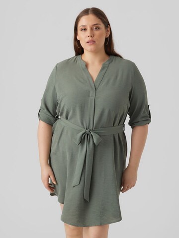 Vero Moda Curve Kleid in Grün: Vorderseite