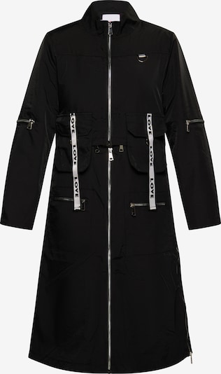 MYMO Between-seasons coat in Black / White, Item view