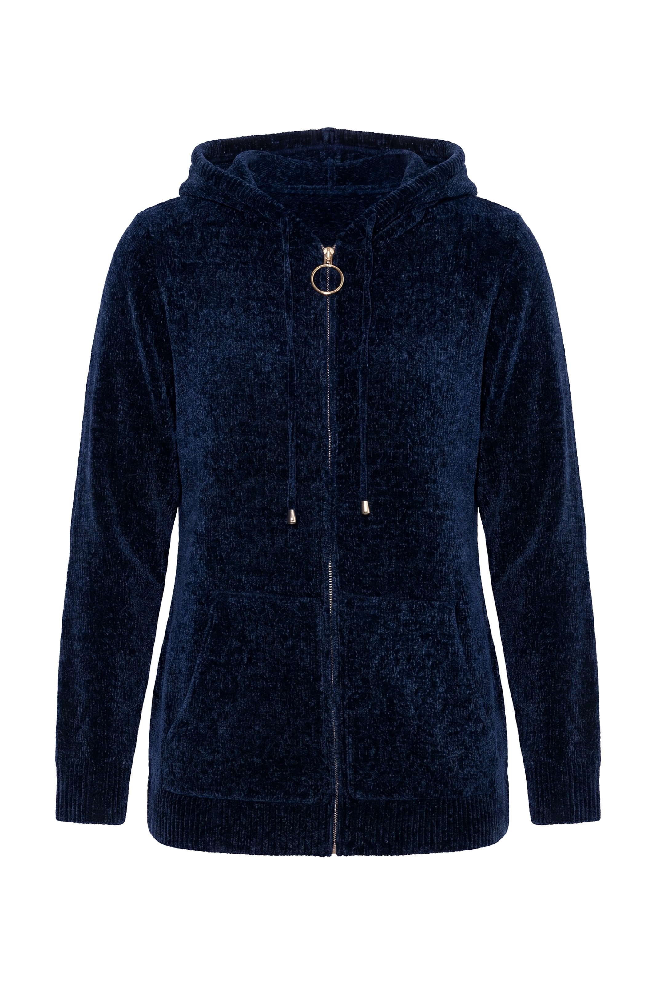 Ulla Popken Knit cardigan in M-L in Marine blue, Item view