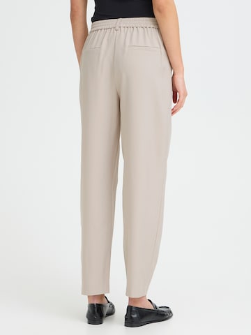 Regular Pantalon à plis 'IHFAVA' ICHI en beige
