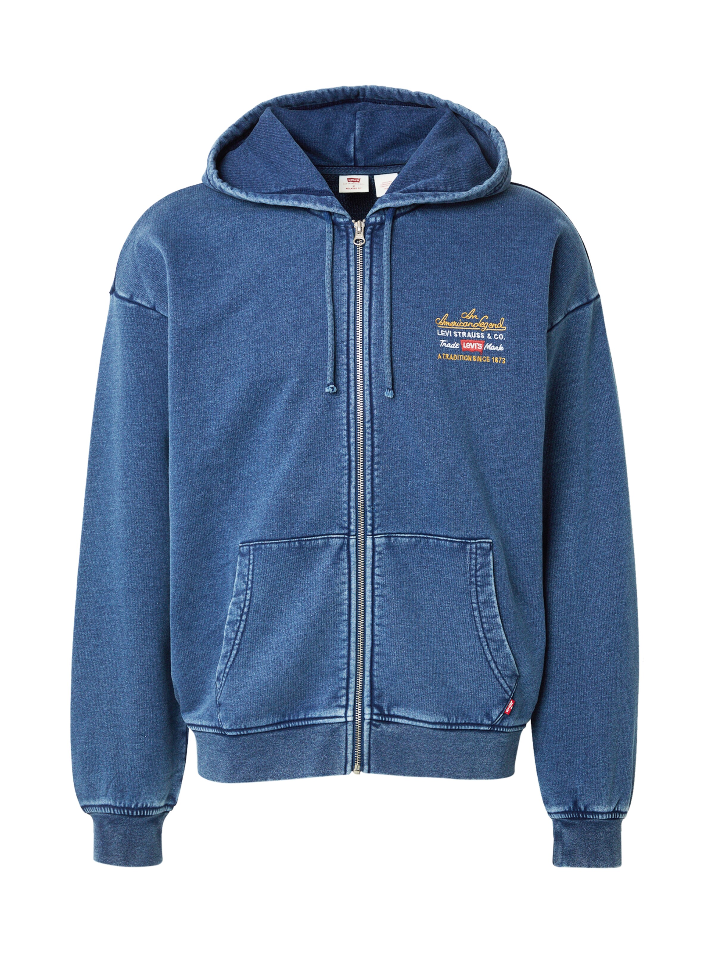 LEVI'S ® Jopa na zadrgo 'Lowell Western Full Zip' | modra barva: sprednja stran
