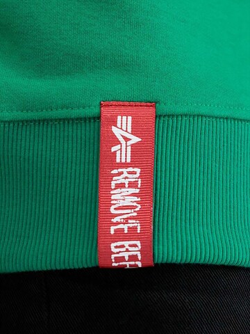 ALPHA INDUSTRIES Sweatshirt 'Basic'‌‌‌‌‌‌‌‌‌‌ in Grün