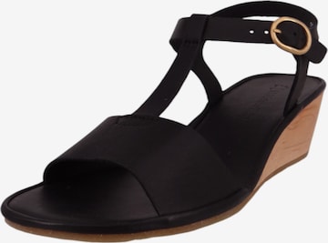Sandales EL NATURALISTA en noir : devant