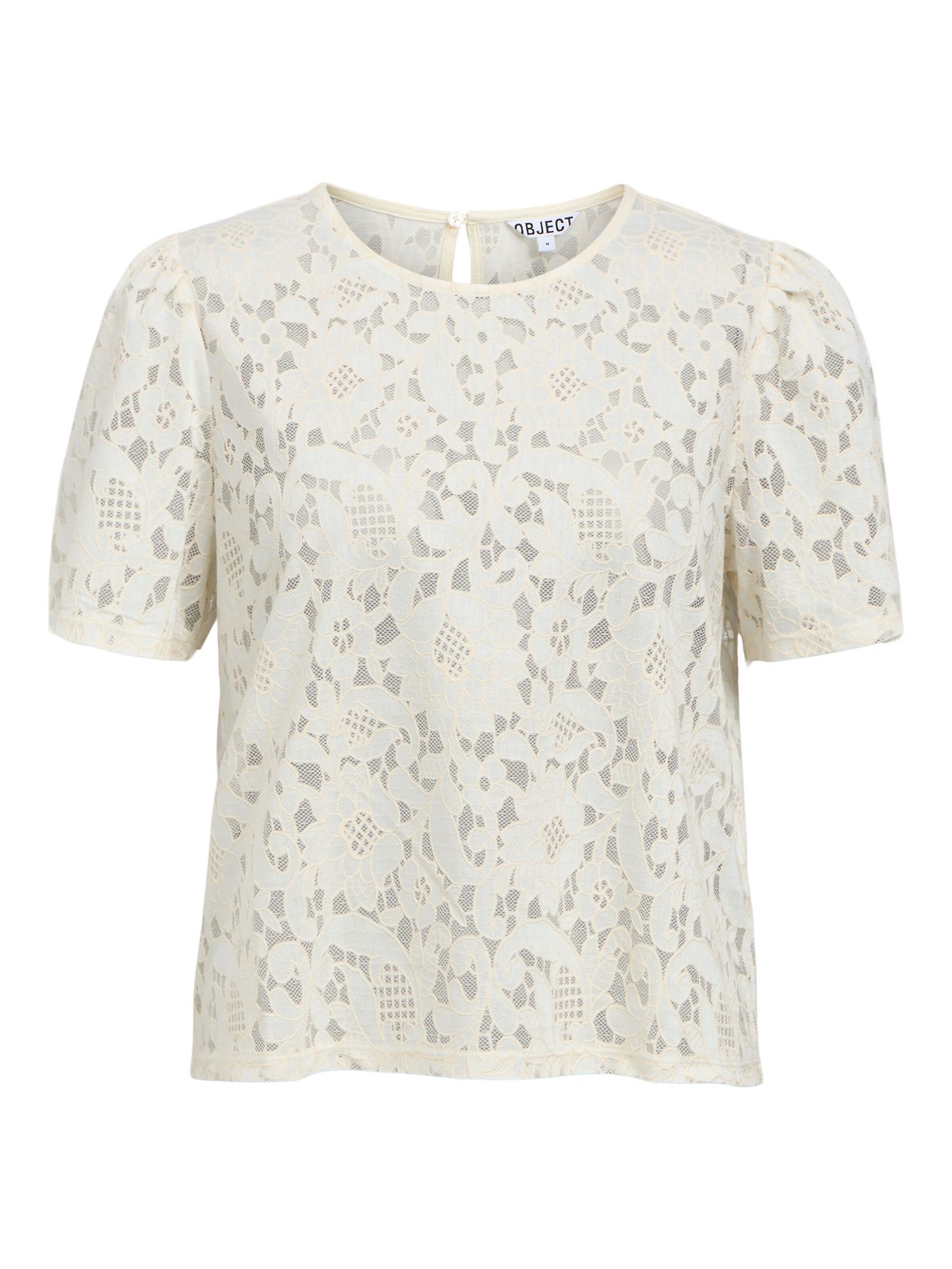 OBJECT Bluse 'OBJBianca' i hvid: forside