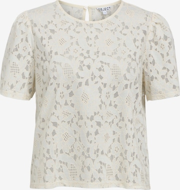 OBJECT Bluse 'OBJBianca' i hvid: forside