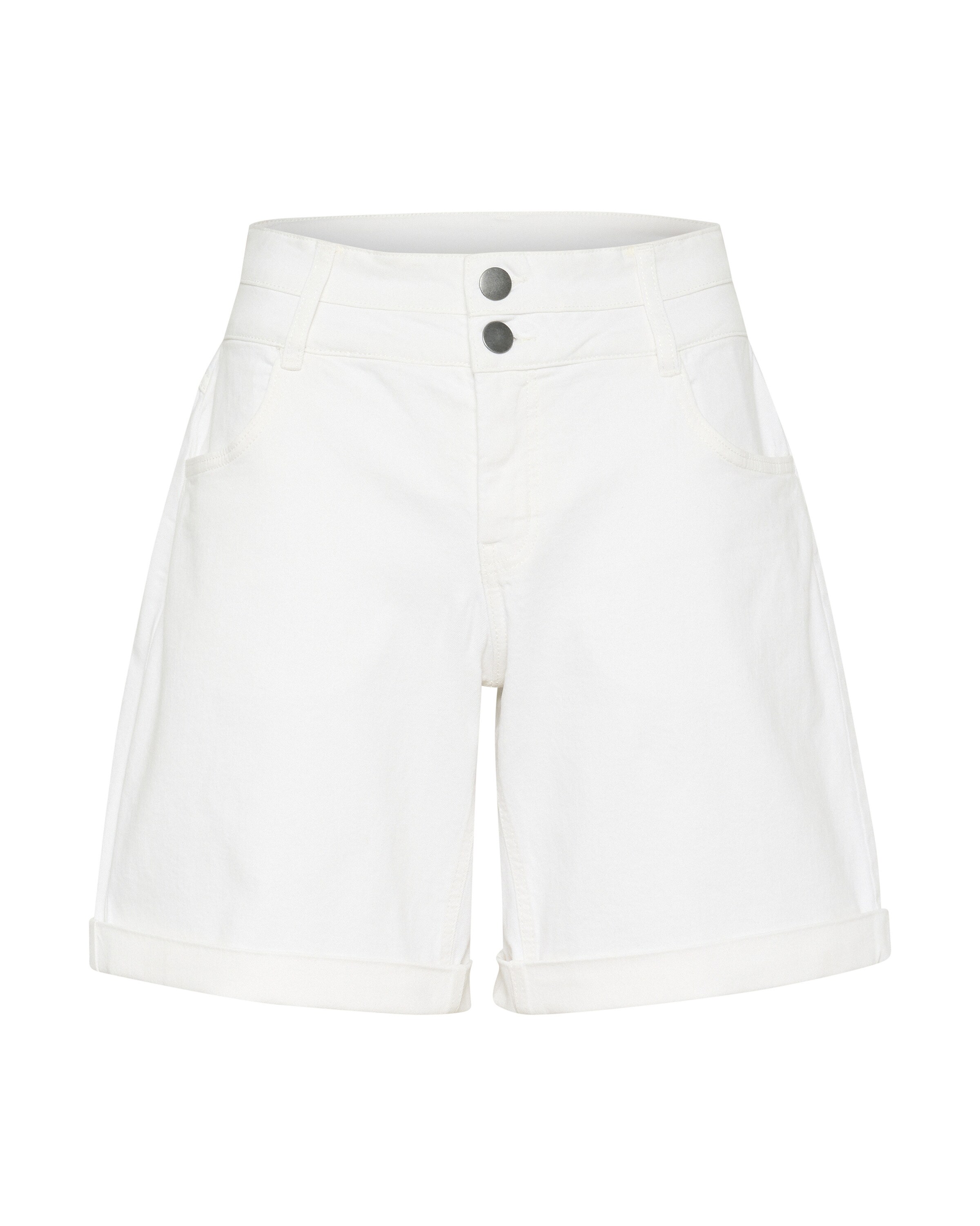 CULTURE Regular Trousers 'Deva Ami ' in White: front