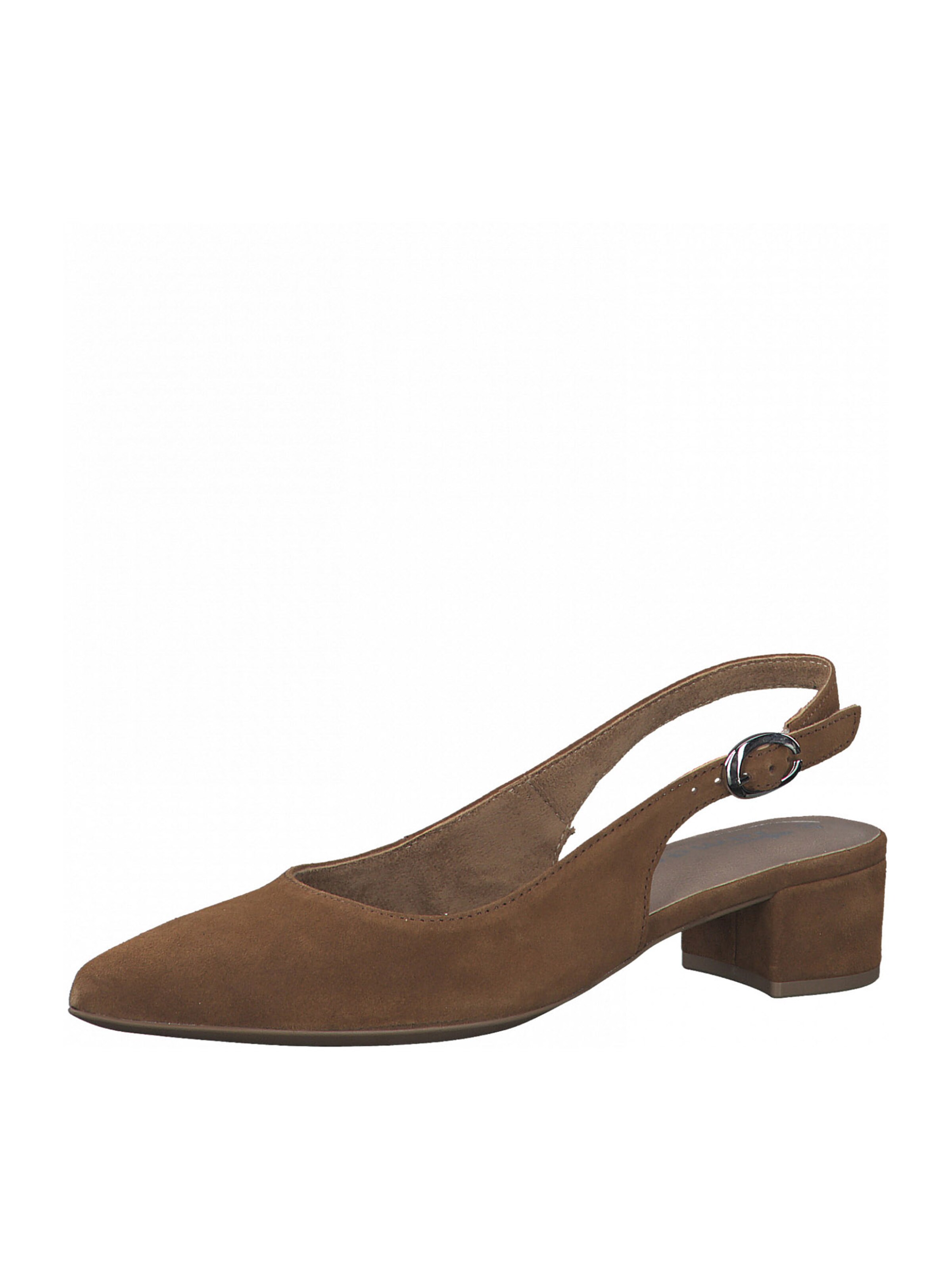 TAMARIS Slingback Pumps in Dark Brown 