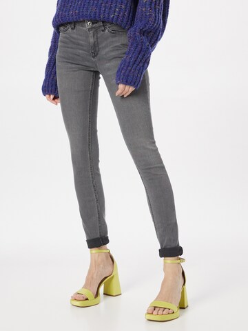 TOM TAILOR DENIM Skinny Jeans 'Jona' in Grey: front