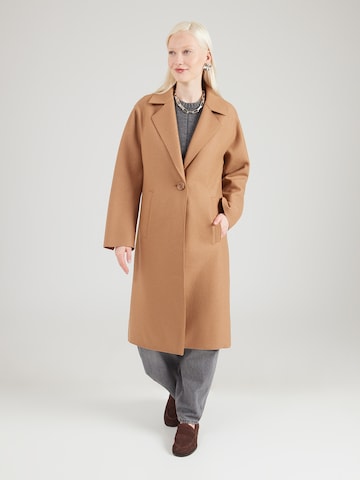 OAKWOOD Between-Seasons Coat in Brown: front