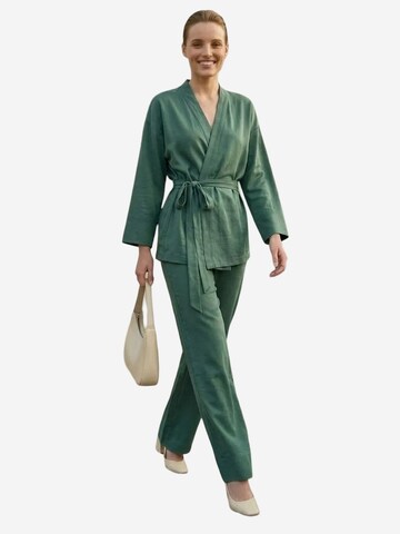 My fashion - Calças de fato em verde