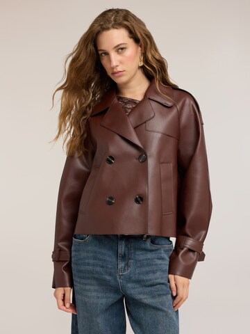 Veste mi-saison MOTIVI en marron