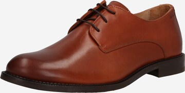 ROYAL REPUBLIQ Lace-Up Shoes 'Alias' in Brown: front