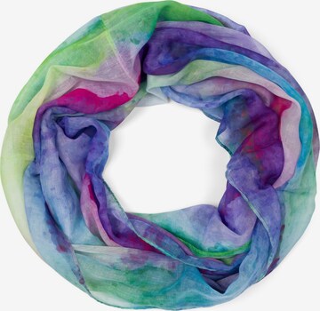 styleBREAKER Schlauchschal 'Loop Aquarell Farbverlauf' in Lila: Vorderseite