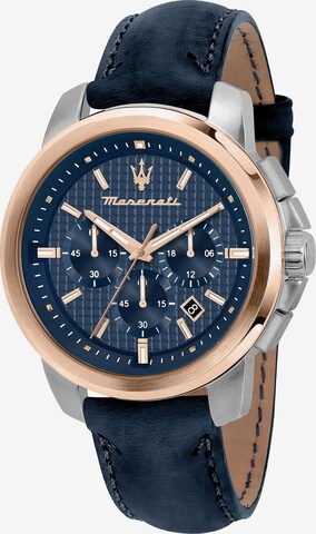 Maserati Analog Watch in Gold: front