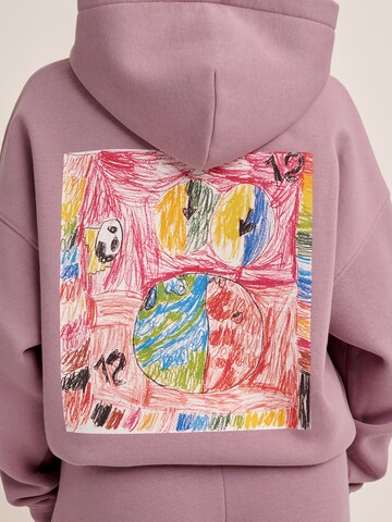 ABOUT YOU x AntoniaSweater majica 'Kaili' - ljubičasta boja