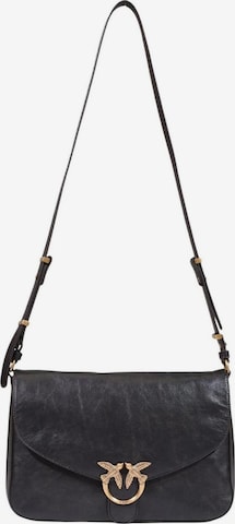 Borsa a spalla 'LOVE SATCHEL' di PINKO in marrone: frontale