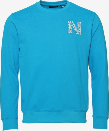 NASSAU Beach Club Sweatshirt ' NB231045 ' in Blue: front