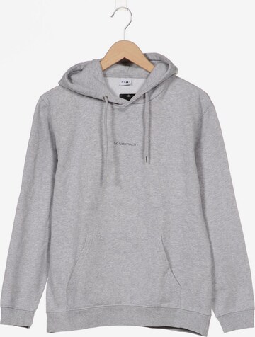 NN07 Sweatshirt & Zip-Up Hoodie in S in Grey: front
