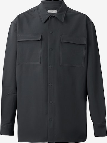 Cămașă 'JCOPOINT' de la Jack & Jones Plus pe negru: față