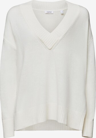 Pull-over ESPRIT en blanc : devant