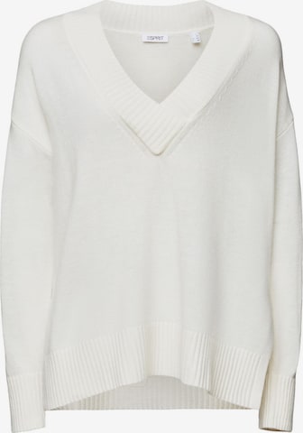 Pull-over ESPRIT en blanc : devant