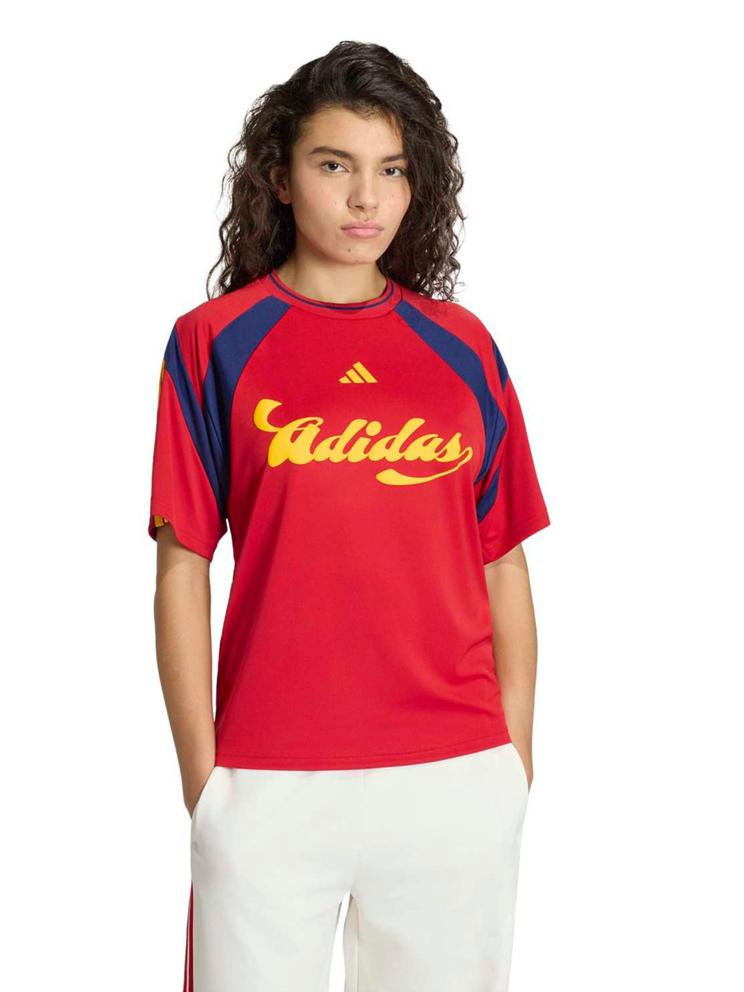 ADIDAS SPORTSWEAR Функциональная футболка 'HER' в Красный: спереди