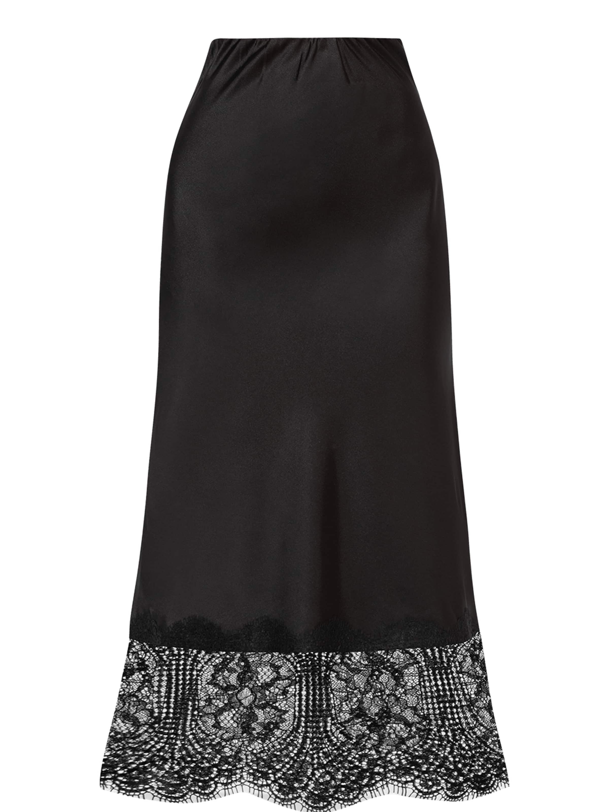 JIORO Skirt 'ESSENTIALS' in Black: front