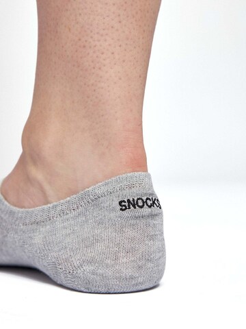 SNOCKS Enkelsokken in Grijs