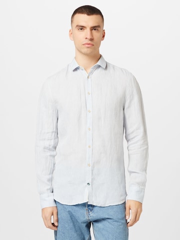 COLOURS & SONS - Regular Fit Camisa clássica em azul: frente