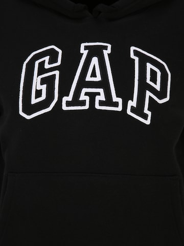 Gap Petite Μπλούζα φούτερ 'HERITAGE' σε μαύρο