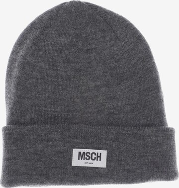MSCH COPENHAGEN Hat & Cap in One size in Grey: front