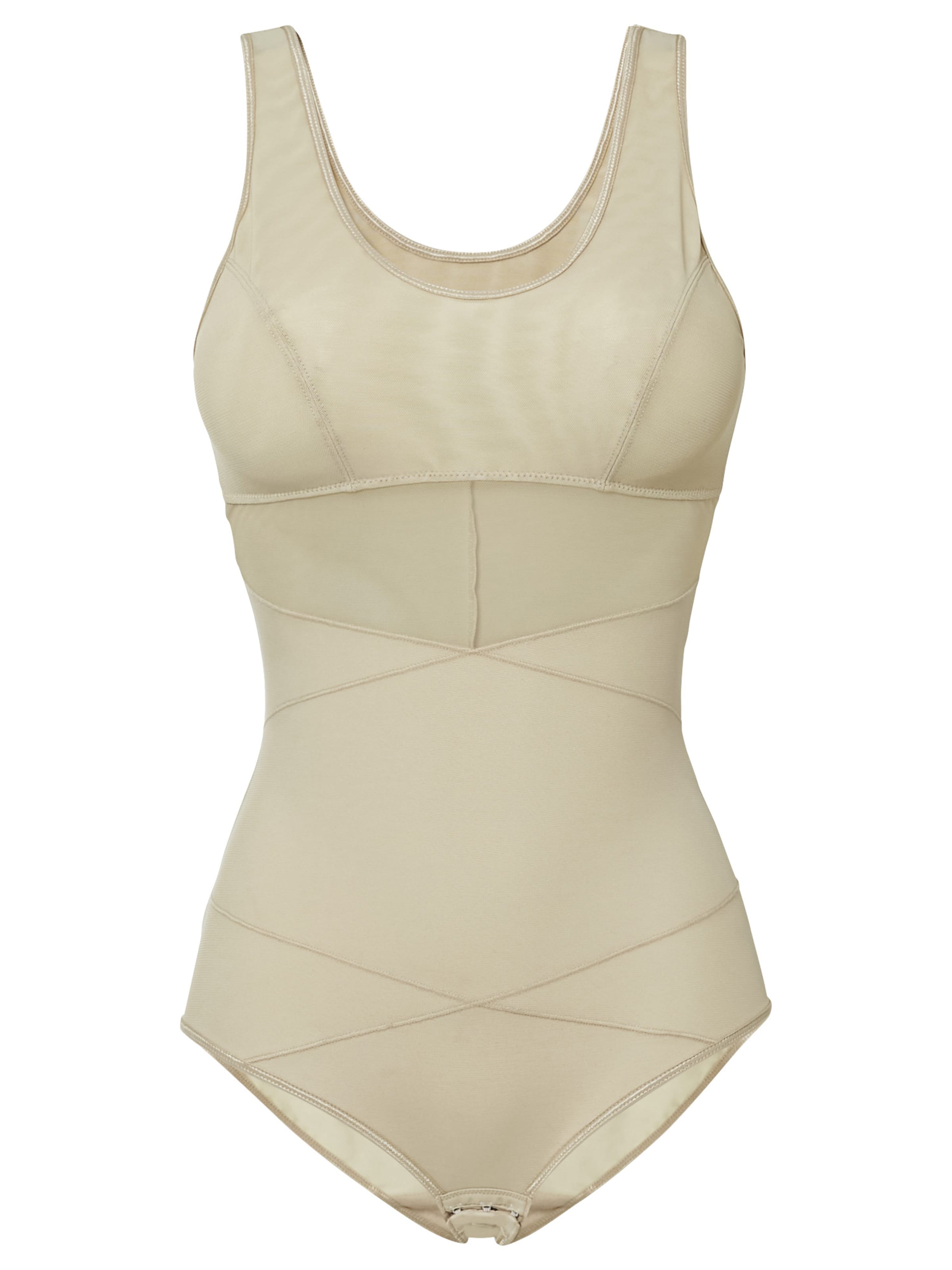 bonprix Shapingbody in Beige: voorkant