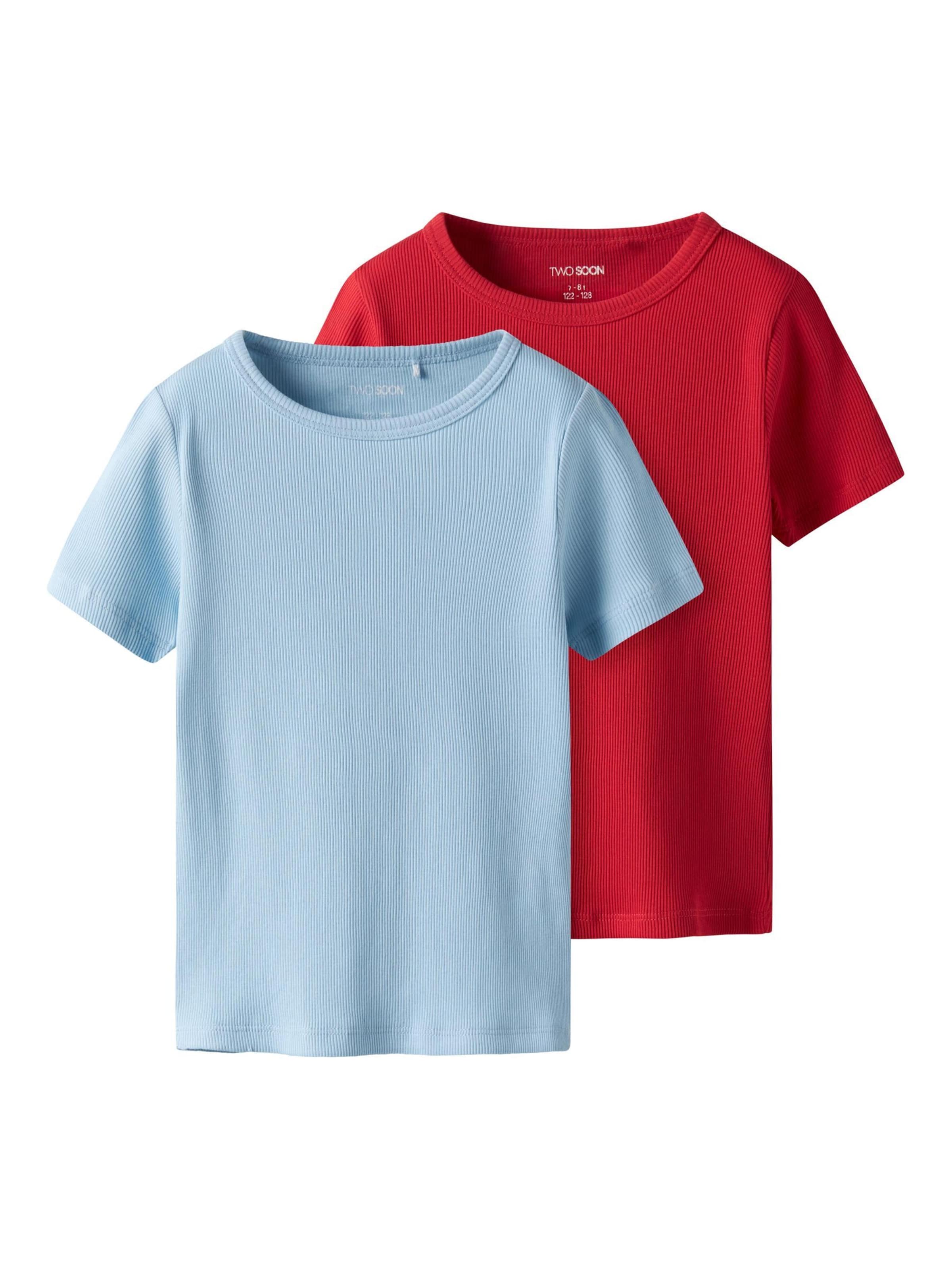 TWO SOON Тениска в пъстро: отпред