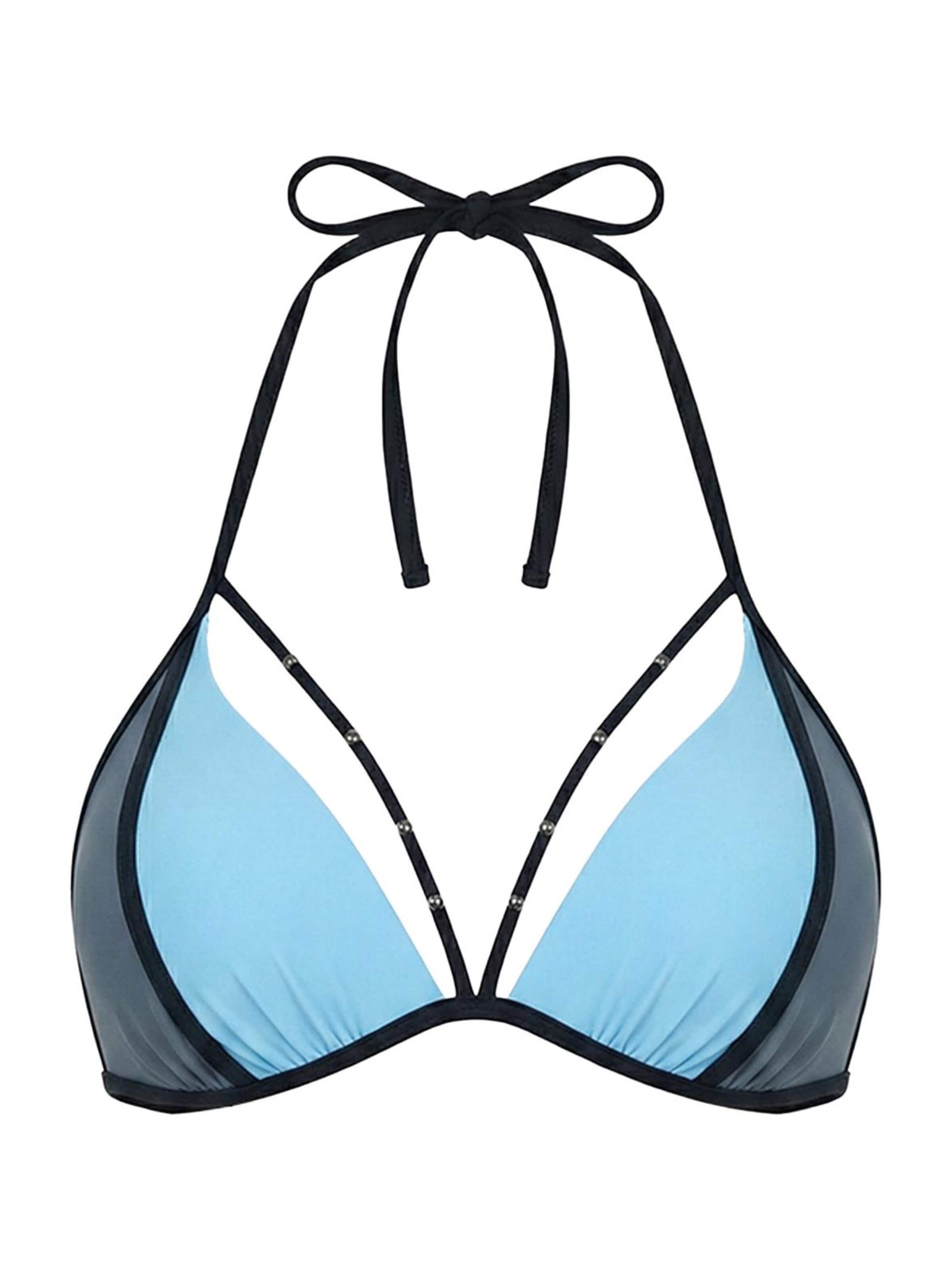 Marko Push-up Góra bikini 'Rose M-818 (3)' w kolorze niebieski: przód