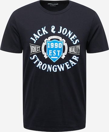 JACK & JONES - Camiseta en negro: frente