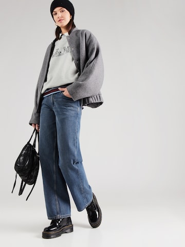 Kaotiko Sweatshirt 'DALMATIAN' in Grey